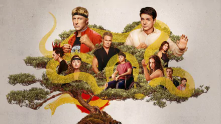 William Zabka Johnny Lawrence Ralph Macchio Daniel LaRusso TV Show Cobra Kai HD Desktop Wallpaper | Background Image