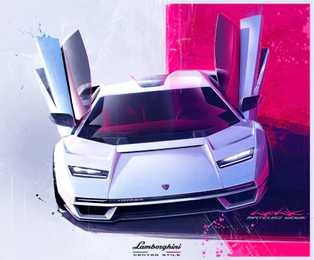 vehicle Lamborghini Countach LPI 800-4 HD Desktop Wallpaper | Background Image