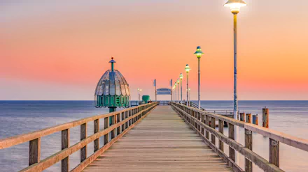  Zinnowitz Pier, Usedom Island, Germany by Frank Günther