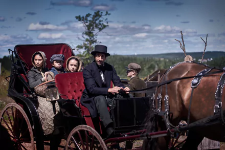 Jennifer Ens Ian Ho Sirena Gulamgaus Adrien Brody TV Show Chapelwaite HD Desktop Wallpaper | Background Image