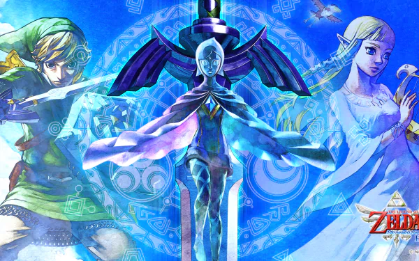 Master Sword Princess Zelda Fi (The Legend Of Zelda) Link video game The Legend Of Zelda: Skyward Sword HD Desktop Wallpaper | Background Image