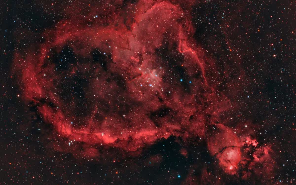  The Heart Nebula (IC 1805 or Sharpless 2-190) by Andrew McCarthy