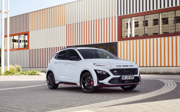  White Hyundai Kona N (OS)