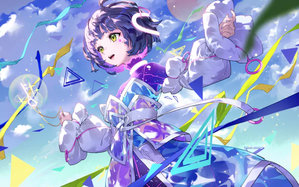 Anime Virtual Youtuber HD Desktop Wallpaper | Background Image