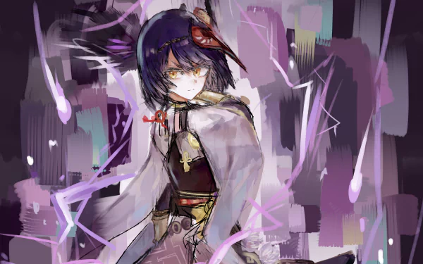 Kujou Sara video game Genshin Impact HD Desktop Wallpaper | Background Image
