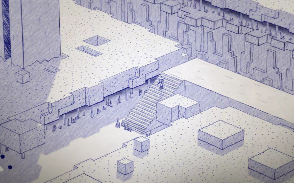 video game Inked : A Tale of Love HD Desktop Wallpaper | Background Image