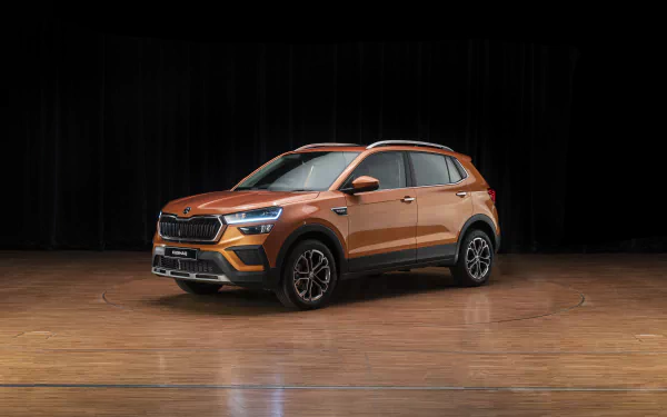 SUV vehicle Skoda Kushaq HD Desktop Wallpaper | Background Image