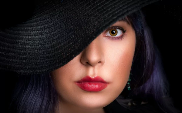 lipstick woman face HD Desktop Wallpaper | Background Image