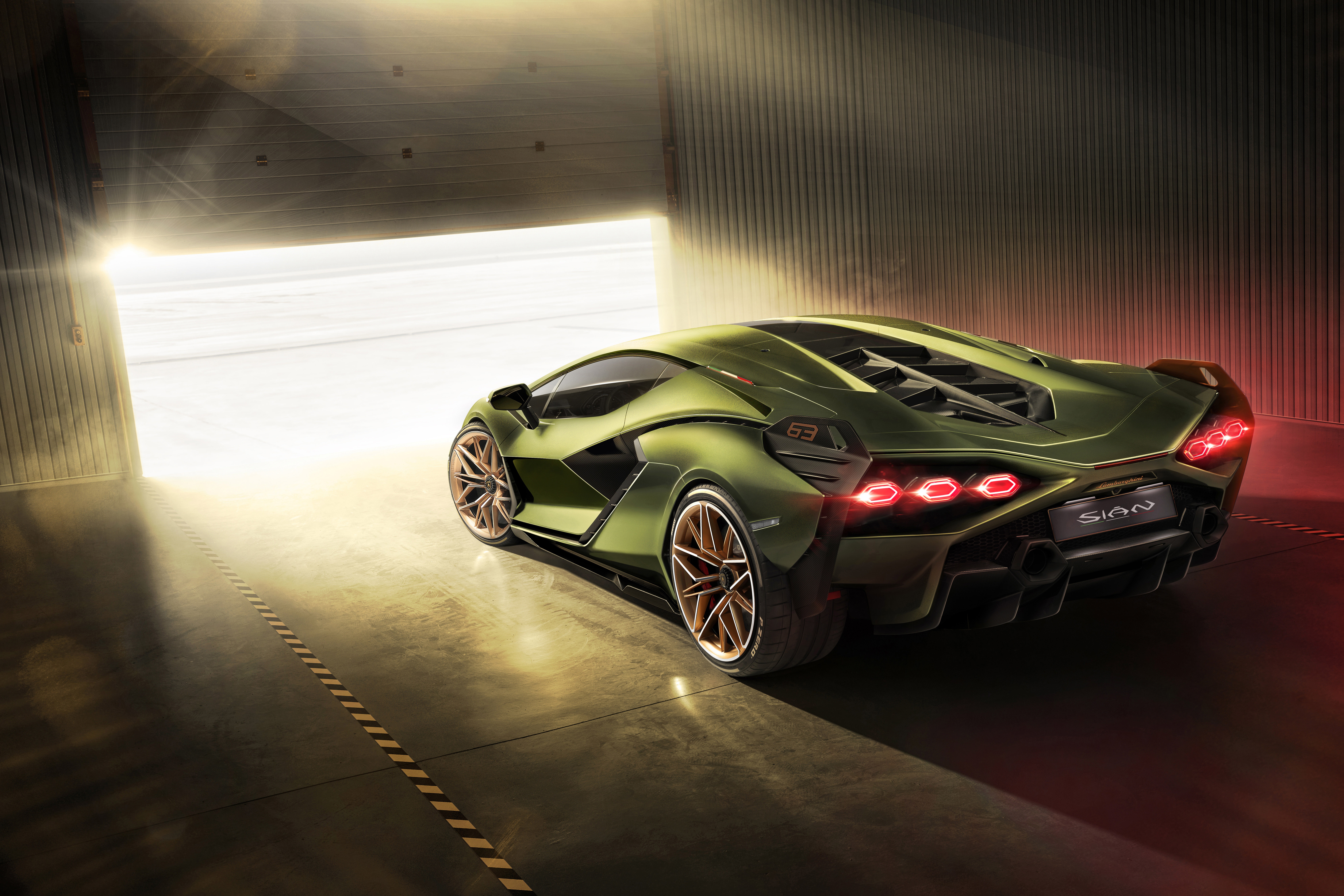Vehicles Lamborghini Sián FKP 37 HD Wallpaper | Background Image