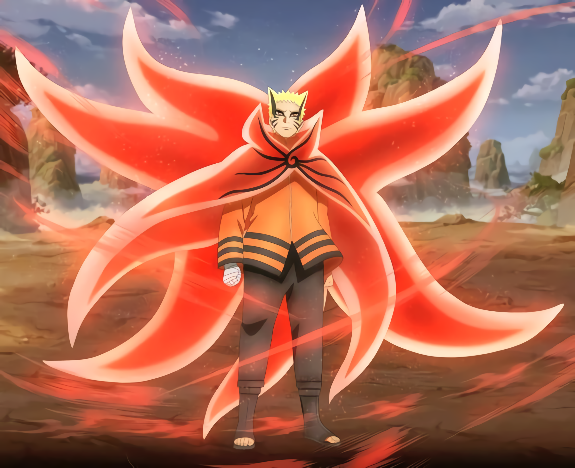 Naruto Uzumaki Baryon Mode Anime Wallpaper 4k HD ID:8736