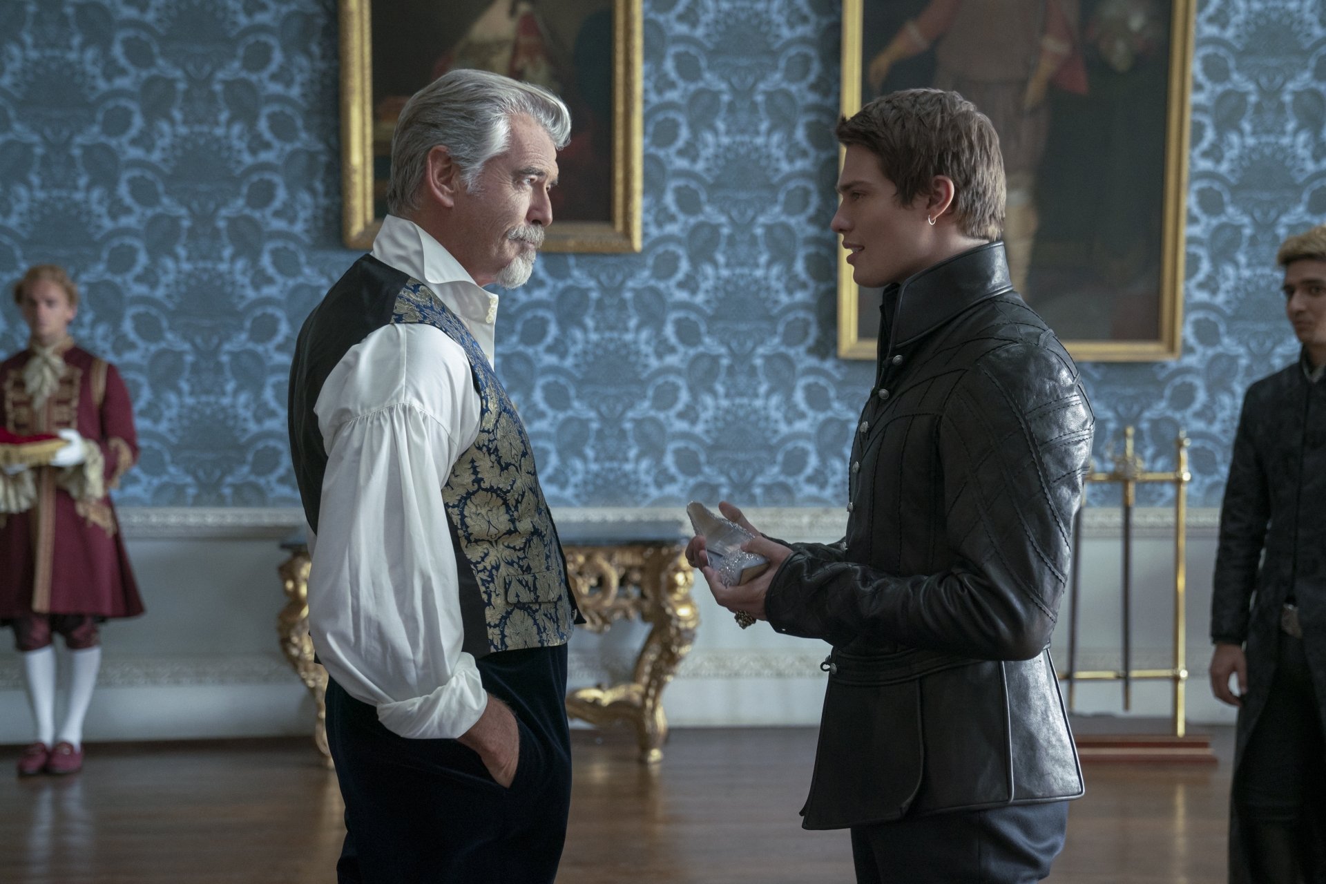 Download Pierce Brosnan Nicholas Galitzine Movie Cinderella (2021) 4k Ultra HD Wallpaper