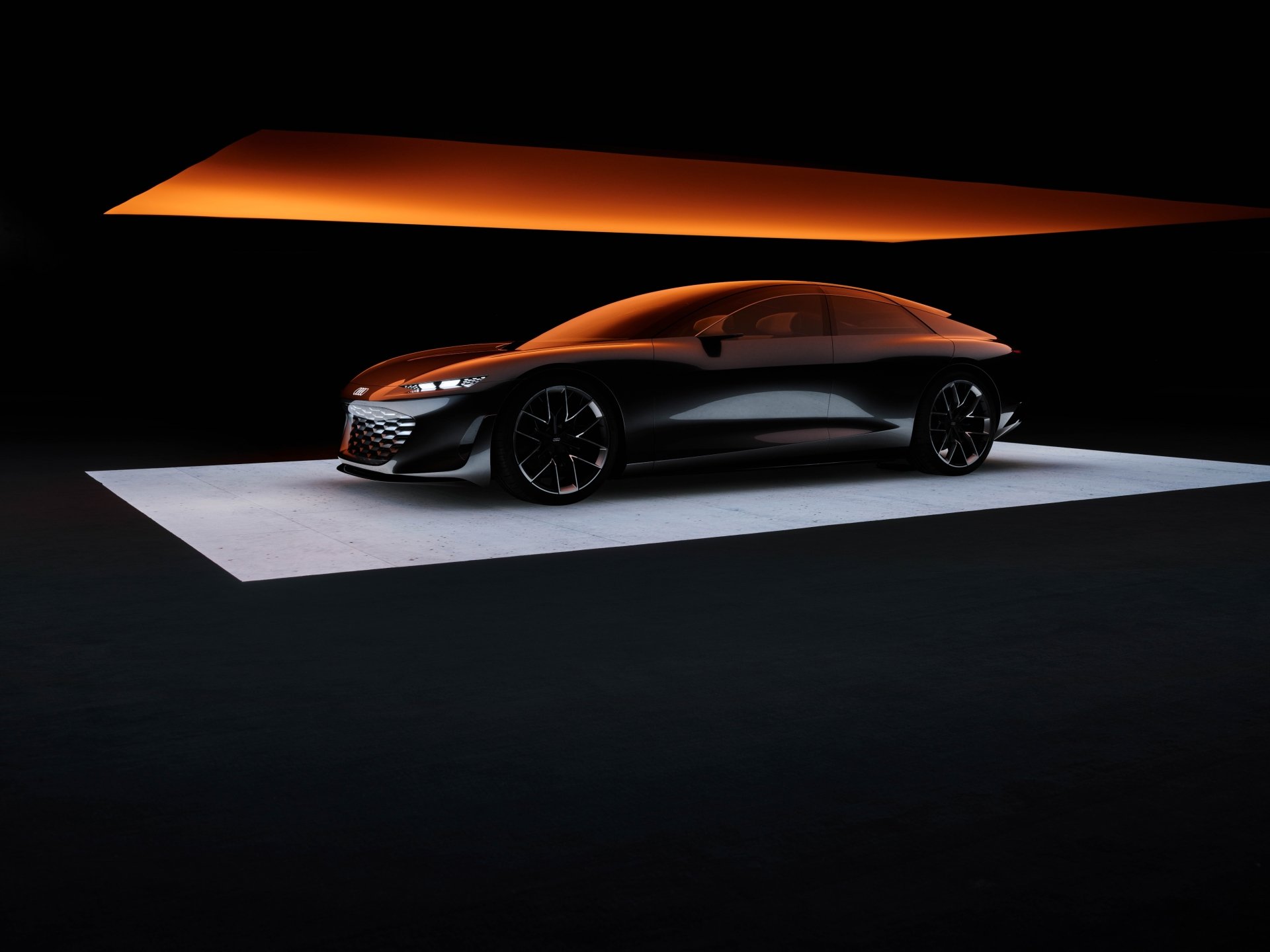 Download Electric Car Vehicle Audi Grandsphere Concept 4k Ultra HD Wallpaper