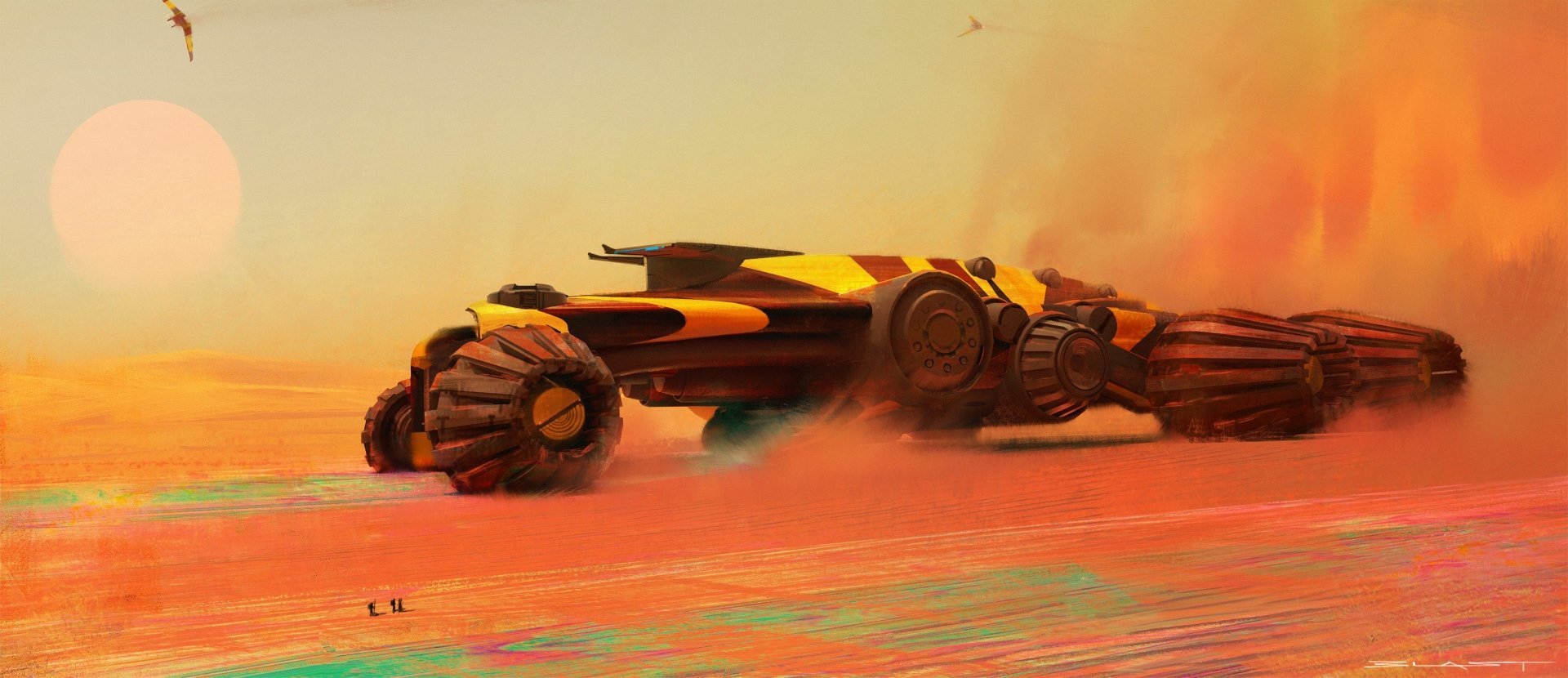 Download Sci Fi Dune HD Wallpaper by Benjamin Last