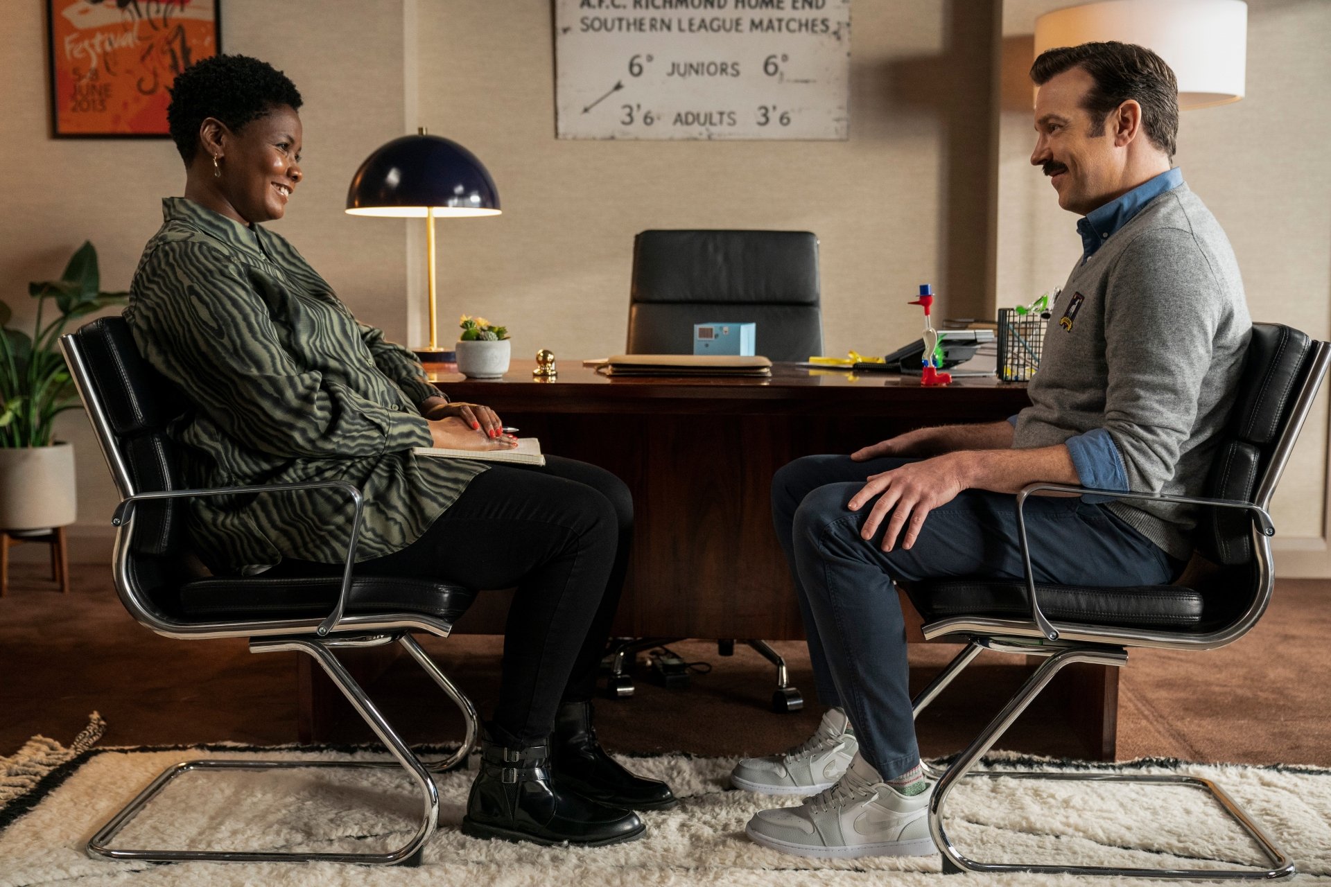 Download Jason Sudeikis TV Show Ted Lasso 4k Ultra HD Wallpaper