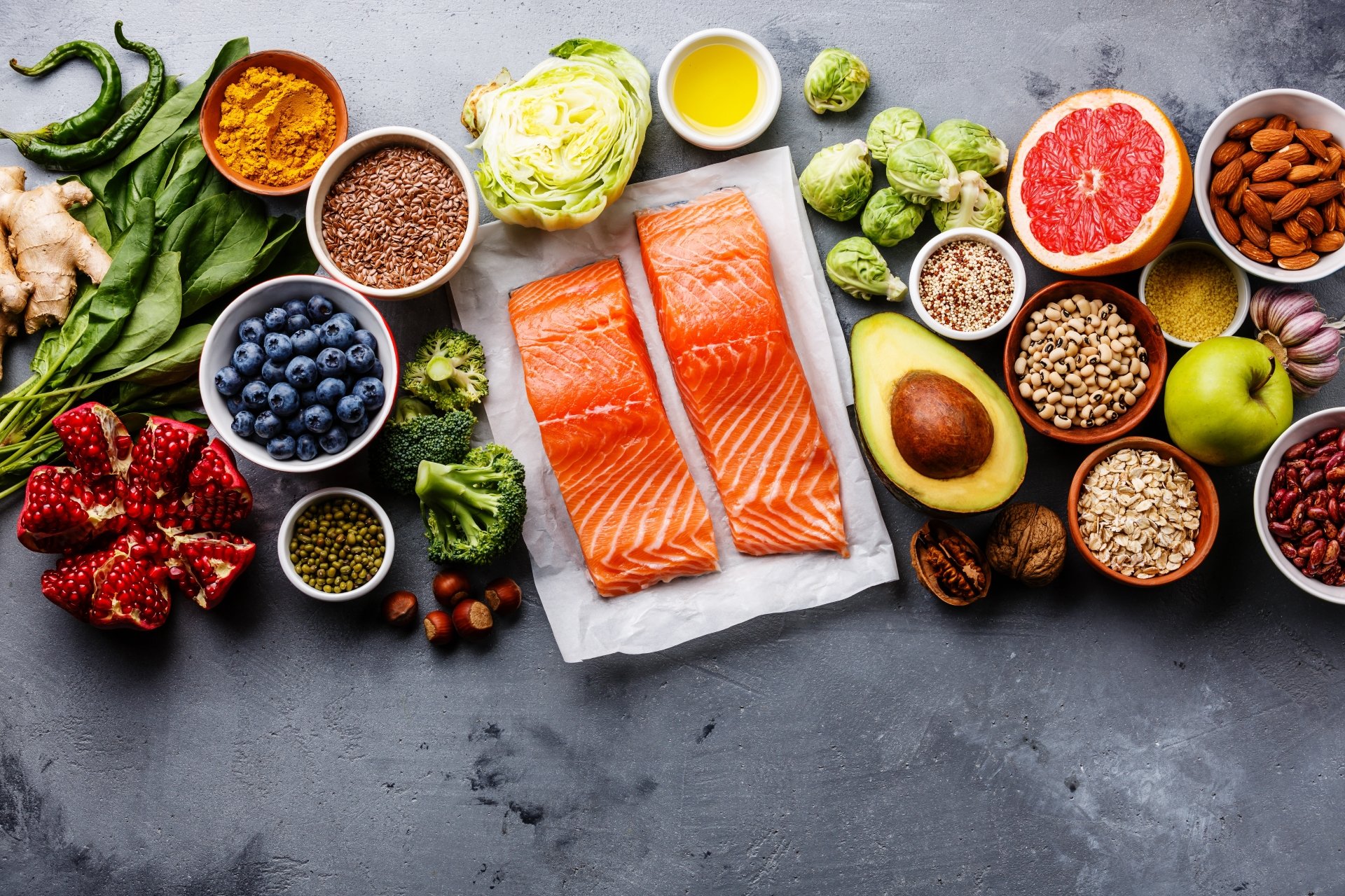 Download Salmon Fish Food Still Life 4k Ultra HD Wallpaper