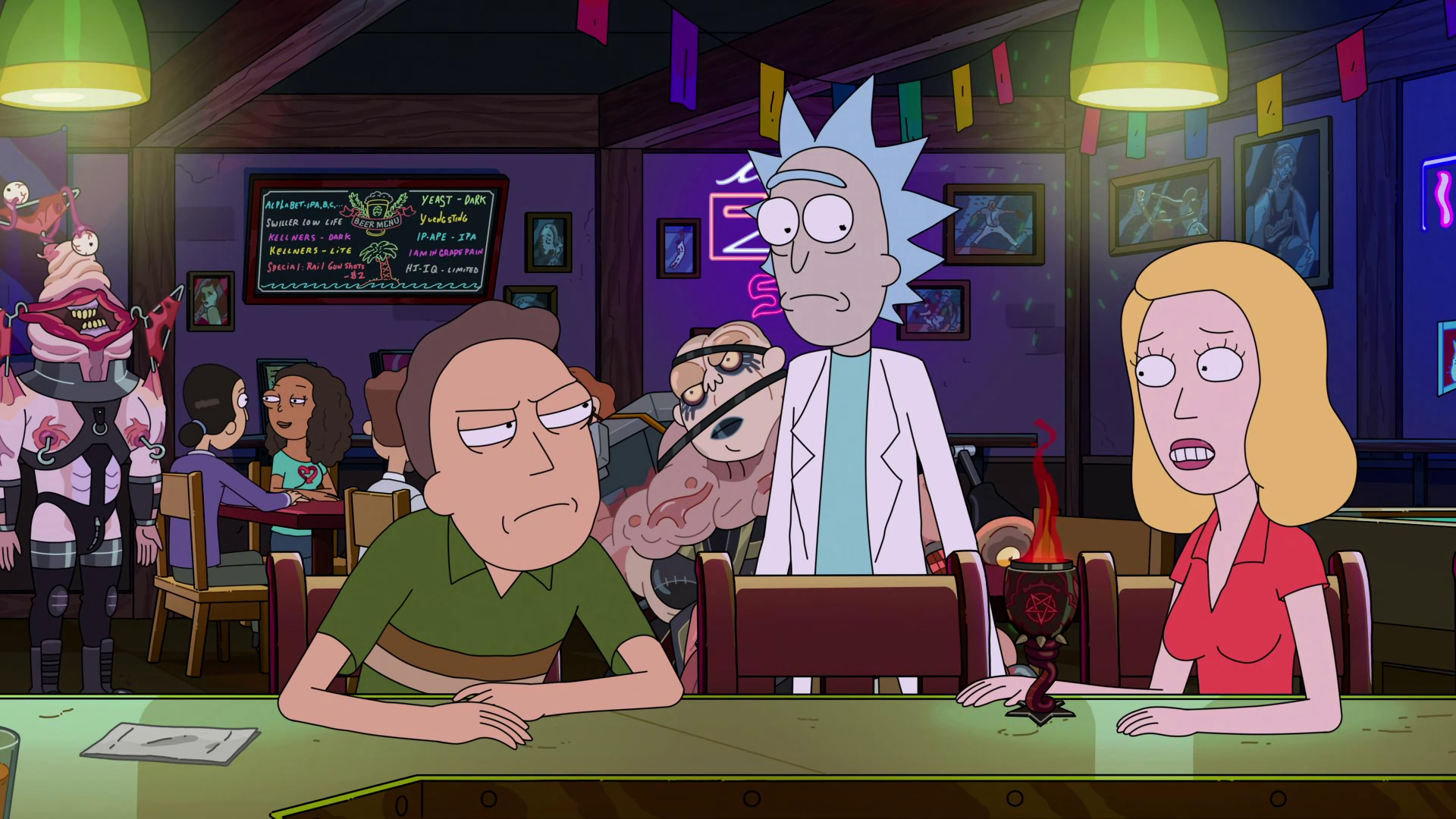 Download Jerry Smith Beth Smith Rick Sanchez TV Show Rick And Morty HD  Wallpaper