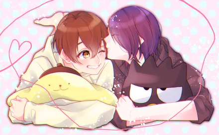 Subaru Amagaya Kouta Hasegawa Anime Sanrio Boys HD Desktop Wallpaper | Background Image