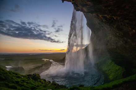 waterfall nature Seljalandsfoss HD Desktop Wallpaper | Background Image
