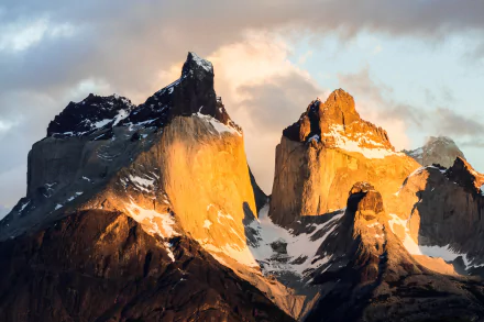 cliff nature Torres del Paine HD Desktop Wallpaper | Background Image