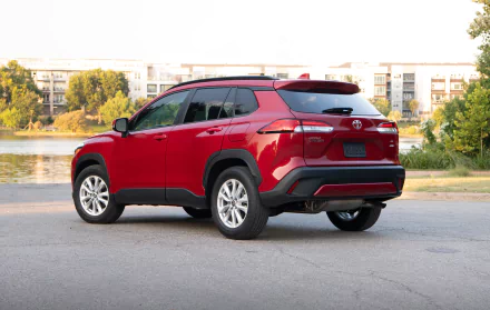 SUV Toyota Corolla Cross LE AWD vehicle Toyota Corolla Cross HD Desktop Wallpaper | Background Image