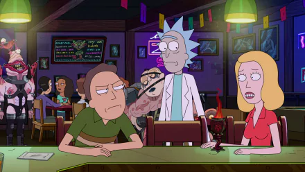 Jerry Smith Beth Smith Rick Sanchez TV Show Rick and Morty HD Desktop Wallpaper | Background Image