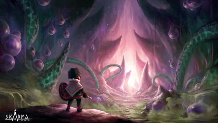 video game Skabma - Snowfall HD Desktop Wallpaper | Background Image