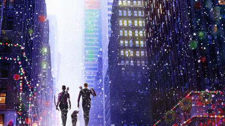 Clint Barton Kate Bishop TV Show Hawkeye HD Desktop Wallpaper | Background Image