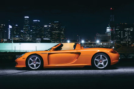 orange car vehicle Porsche Carrera GT HD Desktop Wallpaper | Background Image