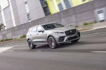 SUV vehicle Jaguar F-Pace SVR HD Desktop Wallpaper | Background Image