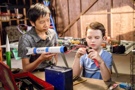 Sheldon Cooper Iain Armitage TV Show Young Sheldon HD Desktop Wallpaper | Background Image