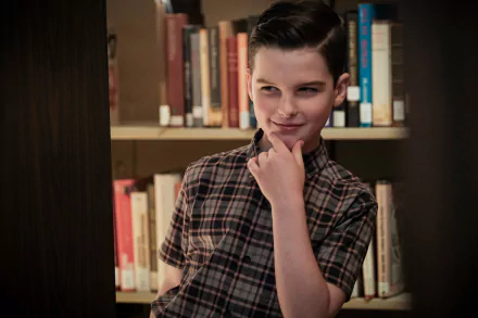 Sheldon Cooper Iain Armitage TV Show Young Sheldon HD Desktop Wallpaper | Background Image