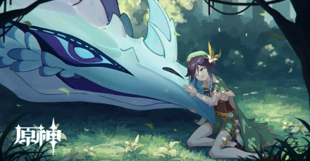 Venti (Genshin Impact) Dvalin (Genshin Impact) video game Genshin Impact HD Desktop Wallpaper | Background Image