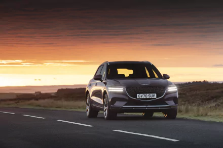 SUV Genesis GV70 2.2D AWD vehicle Genesis GV70 HD Desktop Wallpaper | Background Image