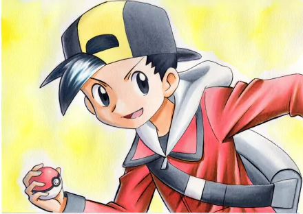pokeball cap Ethan (Pokemon) video game Pokemon HD Desktop Wallpaper | Background Image