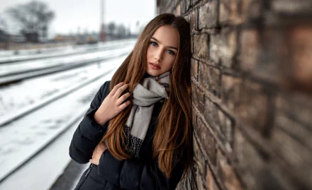 long hair woman model HD Desktop Wallpaper | Background Image