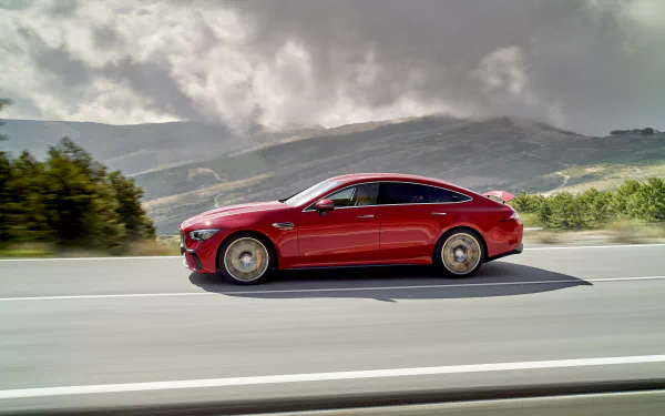  Red Mercedes-AMG GT 63 S E Performance 4-Door Coupé (X290)