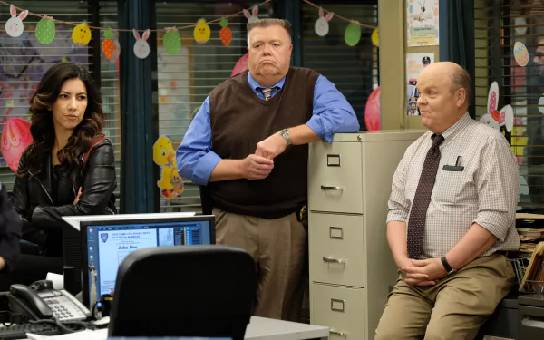 Stephanie Beatriz Joel McKinnon Miller TV Show Brooklyn Nine-Nine HD Desktop Wallpaper | Background Image