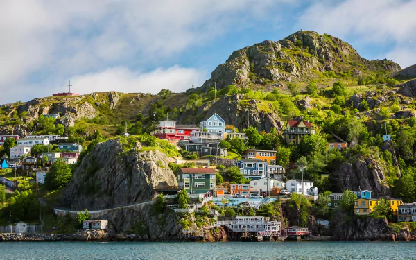  Slopes of Signal Hill in St. John's, Newfoundland and Labrador by Terrance Klassen