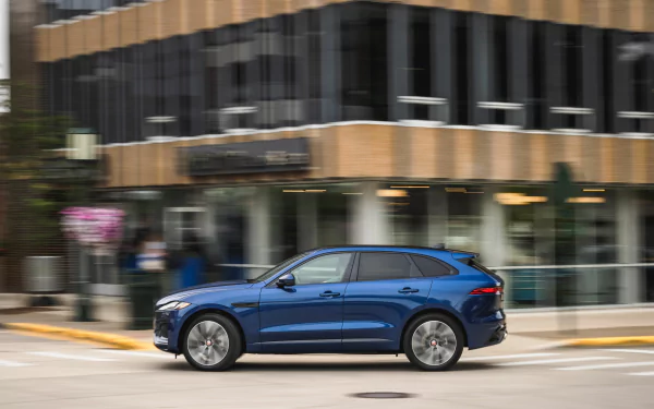  2021 Blue Jaguar F-Pace P400 AWD R-Dynamic