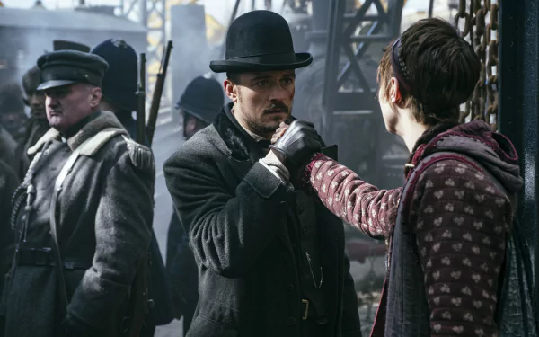 Vignette Stonemoss Rycroft Philostrate Cara Delevingne Orlando Bloom TV Show Carnival Row HD Desktop Wallpaper | Background Image