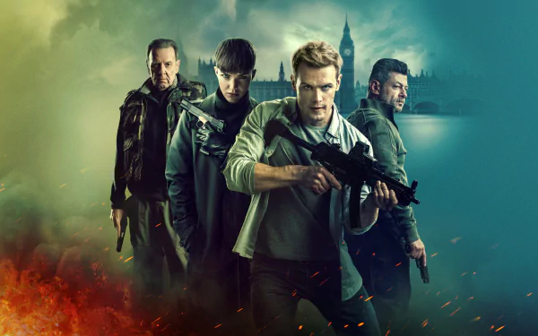 Ruby Rose Sam Heughan Tom Wilkinson movie SAS: Red Notice HD Desktop Wallpaper | Background Image