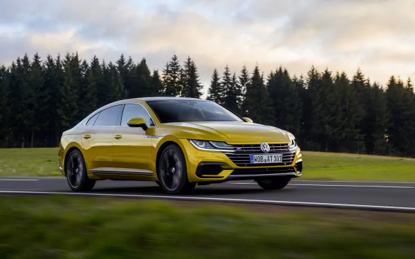 compact car Volkswagen Arteon vehicle Volkswagen Arteon R-Line HD Desktop Wallpaper | Background Image