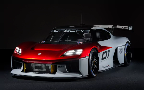 electric car race car vehicle Porsche Mission R HD Desktop Wallpaper | Background Image