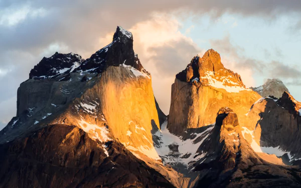 cliff nature Torres del Paine HD Desktop Wallpaper | Background Image