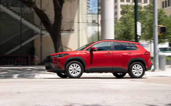 SUV Toyota Corolla Cross LE AWD vehicle Toyota Corolla Cross HD Desktop Wallpaper | Background Image