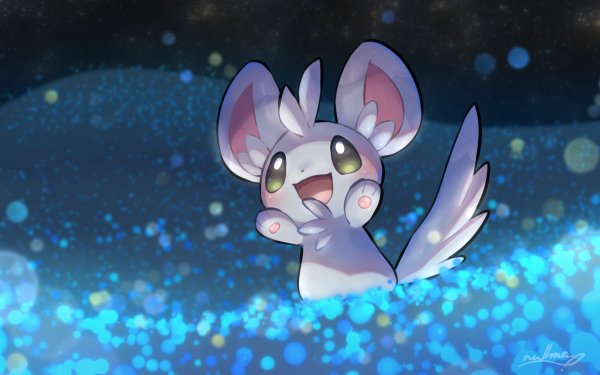 Anime Pokémon Minccino Cute HD Wallpaper | Background Image