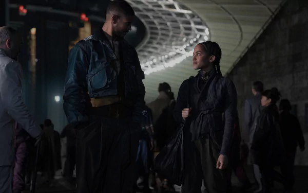 Lou Llobell Alfred Enoch TV Show Foundation HD Desktop Wallpaper | Background Image