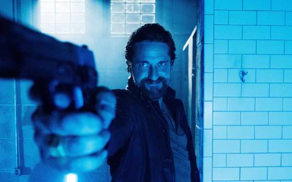 Gerard Butler movie Copshop HD Desktop Wallpaper | Background Image