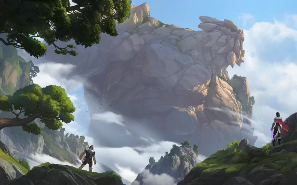Malphite (League of Legends) video game Legends of Runeterra HD Desktop Wallpaper | Background Image