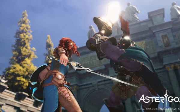 video game Asterigos: Curse of the Stars HD Desktop Wallpaper | Background Image